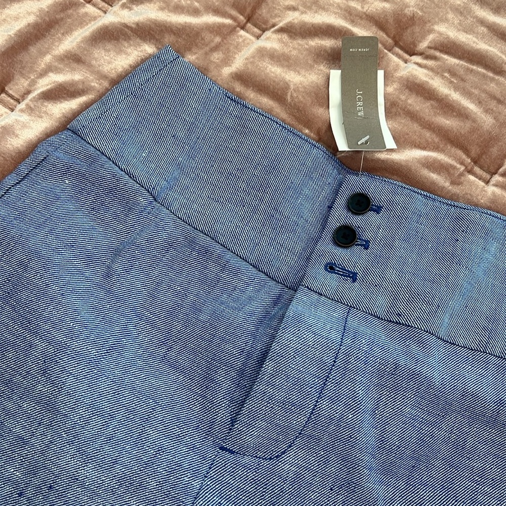 J. Crew Linen Blend Shorts NWT 00